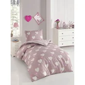 Lessentiel Maison Posteljina, 140x200cm, Herz Dusty Rose