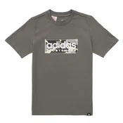 Adidas Majica za decake B Camo Lin JX6867, Okrugli izrez, Siva