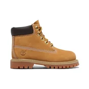 Timberland unisex za otroke. TB1128097131 Premium 6 terproof Boot usnjeni škornji rumeni (23), Ravna stran, Čipke, Priložnost