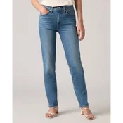 Levis za ženske. 18883-0385 Kavbojke 724 High Rise Straight blue (30/28), Modra, Priložnostno, Bombaž, Džins