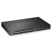 Zyxel CX4800-56F, EU, 48-portno 10/25G L3 agregacijsko optično stikalo z 8 100G priključki (z dvema napajalnikoma AC)