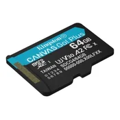 Kingston sdcg4/64gbsp - 200/160 mb/s micro sd card 64gb