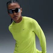 Nike Swift Womens Dri-FIT UV Long-Sleeve Crew-Neck Running Top - Green - Polyester/Elastane