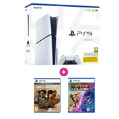 PlayStation 5 (Slim) 1 TB + Uncharted: Zbirka Legacy of Thieves + Ratchet & Clank: Rift Apart igralne konzole