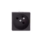 shumee Simon Connect K45 enojna vtičnica z/brez 16A IP20 črna K02/14