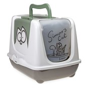 Simons Cat WC za macke - siva / zelena / bijela