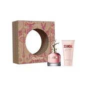 Jean Paul Gaultier Scandal Womens Gift Set Eau de Parfum 50ml + Scented Body Milk 75ml