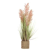 Homestar Umetna rastlina H87 cm oranžna trava sorghum s loncem
