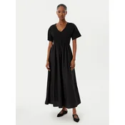 Weekend Max Mara Vsakodnevna obleka Brozno 2515621082 Črna Relaxed Fit