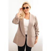 Eleganten blazer za večje velikosti Kesi