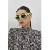Suncane naocale Balenciaga za žene, boja: zelena BB0095S