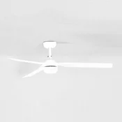 FARO BARCELONA LED-stropni ventilator Punt M, bel, DC, tih, O 130 cm, CCT - Dnevna soba/jedilnica - Sodobni - Kovina