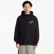 Mikina Jordan Pullover Hoodie Black/ University Red XXL