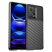 Thunder Case ovitek za Xiaomi Redmi Note 12 Pro+ (silikon, črn)