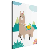 artgeist Slika Na Platnu Unusual Llama