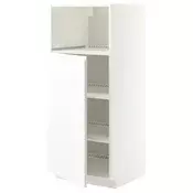 METOD Visoki element za ugradne uredaje, bela/Voxtorp matirano bela, 60x60x140 cm