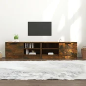 TV ormarici 2 kom boja dimljenog hrasta 80x35x36,5 cm drveni