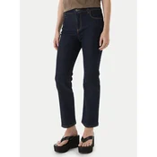 Marella Jeans hlače 2613181074 Mornarsko modra Straight Fit