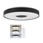 Brilagi - prigušiva LED plafonska svetiljka JAMIS LED/48W/230V, precnik 39 cm, crna + daljinski upravljac