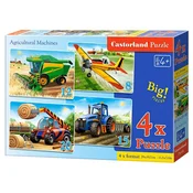 Castorland Sestavljanka 4v1 B-041039 Kmetijski stroji