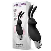 Bullet vibrator s stimulacijskimi ušesi Hopye Rabbit-črna
