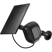 WOOX Woox zunanja solarna Wi-Fi nadzorna kamera, 2.5K 4MP, brezžična, barvni nočni vid