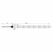 Vivalux LED trak 2835 18W/m 3000K 120leds/m 12V IP20 5m