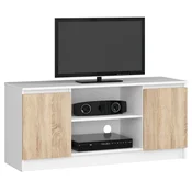 AKORD Akord Tv Omarica, 2 Vrata In 1 Polica, Bela/Hrast Sonoma, (5000331810)