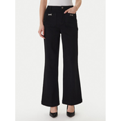 Morgan Jeans hlače 261-PSOFT1 Črna Wide Leg