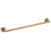 X-ROUND GOLD držalo za brisače 600x65mm, zlata mat barva - Zlata mat barva - 655x55x65 mm - Sapho - X-ROUND - 24 - Medeninasti - 655 - Nosilec brisač: enoročni - Krožni - PVD premaz - 655 - 55 - 65 - 14