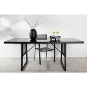 Venture Design Jedilna miza Dallas 77x193x90 cm črna