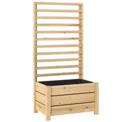 Homestar Dvignjena vrtna greda z mrežo 60x39x120 cm naravno leseno