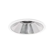 BRUMBERG Apollo Midi, gladek reflektor, okrogel, 3.000 K, bel - Študija/pisarna - Sodobni - bela - Aluminij
