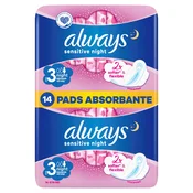 ALWAYS Higijenski ulošci Sensitive Ultra Night Duo 14/1