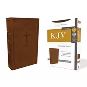 KJV, Thinline Bible, Leathersoft, Brown, Red Letter Edition, Comfort Print