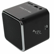 Technaxx Prenosni zvočnik Mini MusicMan, baterija 600 mAh, črn