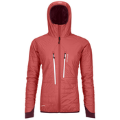 Ženska jakna Ortovox Swisswool Piz Boe Jacket W Velicina: L / Boja: crvena