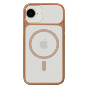 AVIZAR Ovitek za iPhone 16e, dvomaterialna zasnova, združljiv z MagSafe, Rjava, (5000190560)