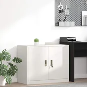vidaXL Omarica za shranjevanje s shranjevanjem Bela 90 x 40 x 70 cm