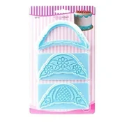 Komplet rezalnikov za čipkasti fondant, 3 kosi.