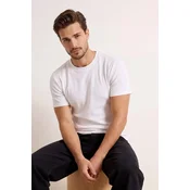 Trendyol Muška majica Tmnss26Ts00002, Bela