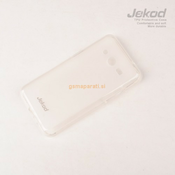 JEKOD silikonski ovitek Samsung Galaxy Core 2 G355 prozoren TPU/T + Zaščitna folija
