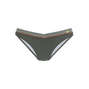LASCANA Bikini hlačke  oliva / oranžna