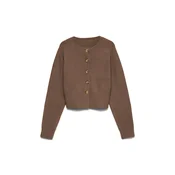 VERO MODA Pletena jopa VMSIF rjava
