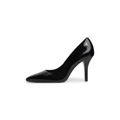 Čevlji z visoko peto Tommy Hilfiger High Heel Court Leather Shoe FW0FW09527 Črna