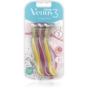 Gillette Venus 3 Dragonfruit Ženska britvica 3 kos 3 kos