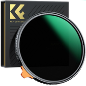 K&F Concept 67 mm filter Black Mist 1/4 + ND2-400 spremenljiv ND filter