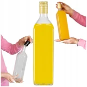 shumee Steklenica MARASCA CLEAR 1l za olivno olje, tinkture, kis, sirup, sok 1000ml