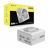 Corsair RM850e modularni napajalnik, 850W, ATX 3.1, beli (CP-9020293-EU)