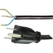 HAWA Priključni kabel [ ameriški varnostni vtič - kabel\, odprti konec] črni 2 m HAWA 1008246, (20414242)